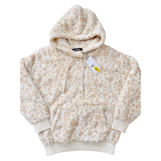 Ugg sherpa leopard print hoodie - size XS