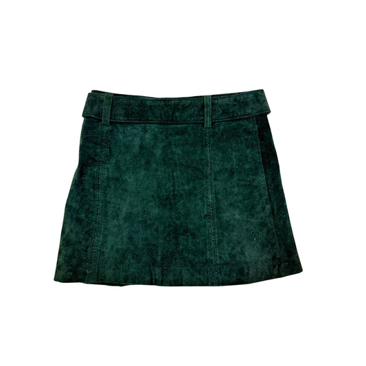 Zara suede belted mini skirt s - size small