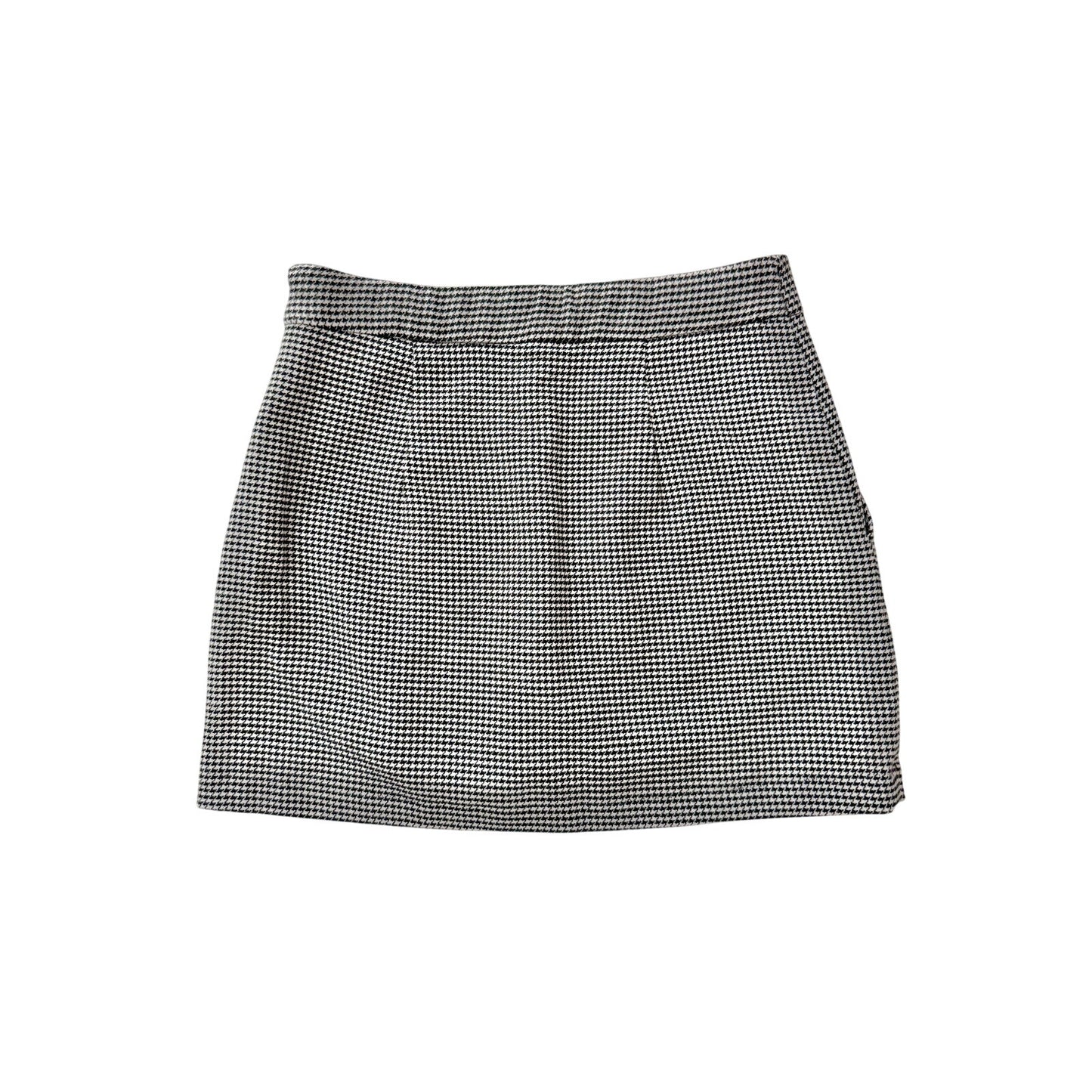 Abercrombie and fitch houndstooth scarlett mini skort mid rise - size small