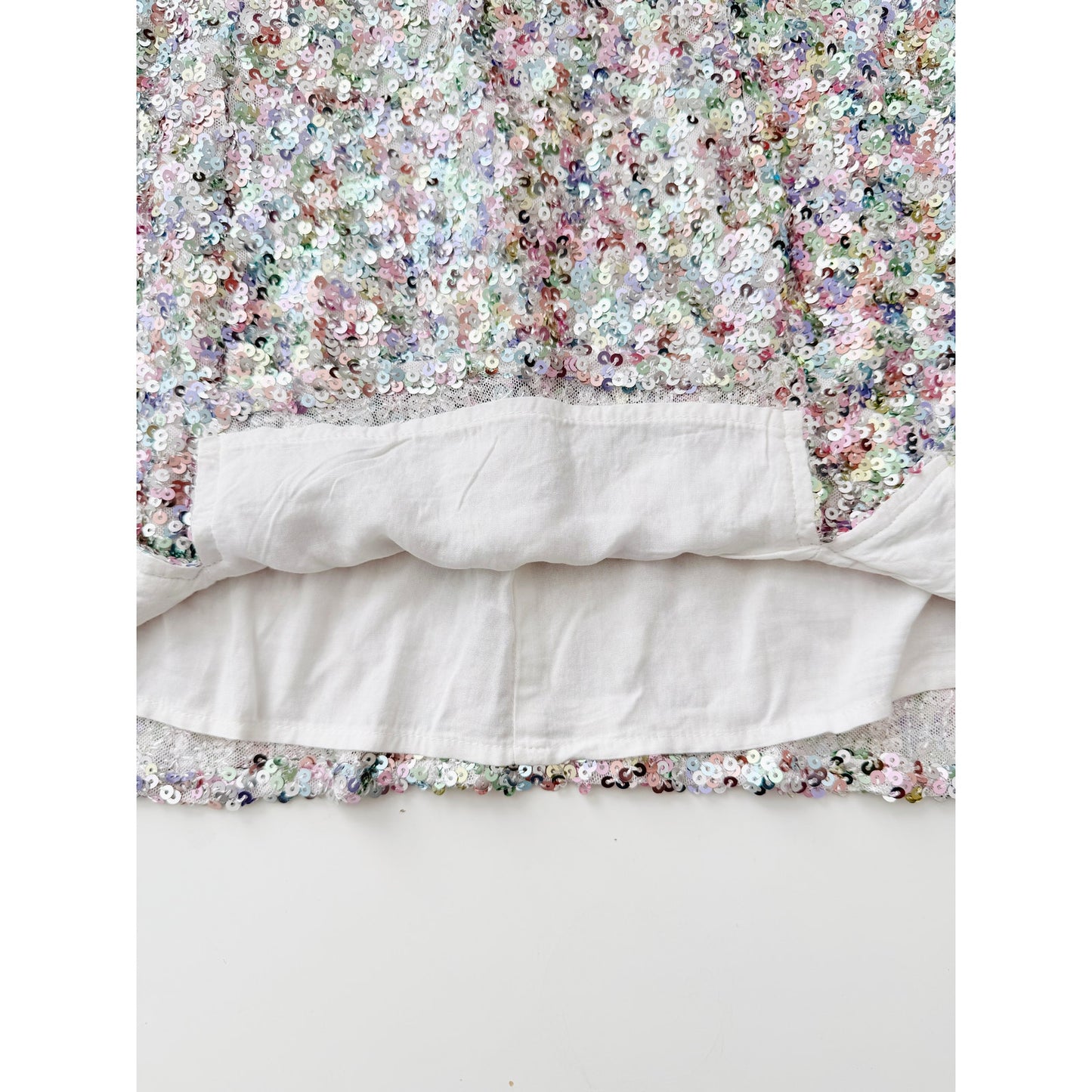 Lulu's colorful sequin mini skirt - size small