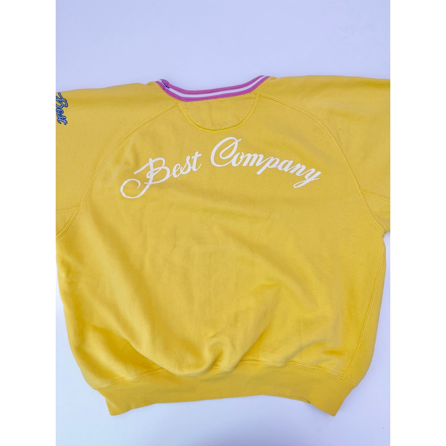 Vintage best company backyards yellow crewneck - size large