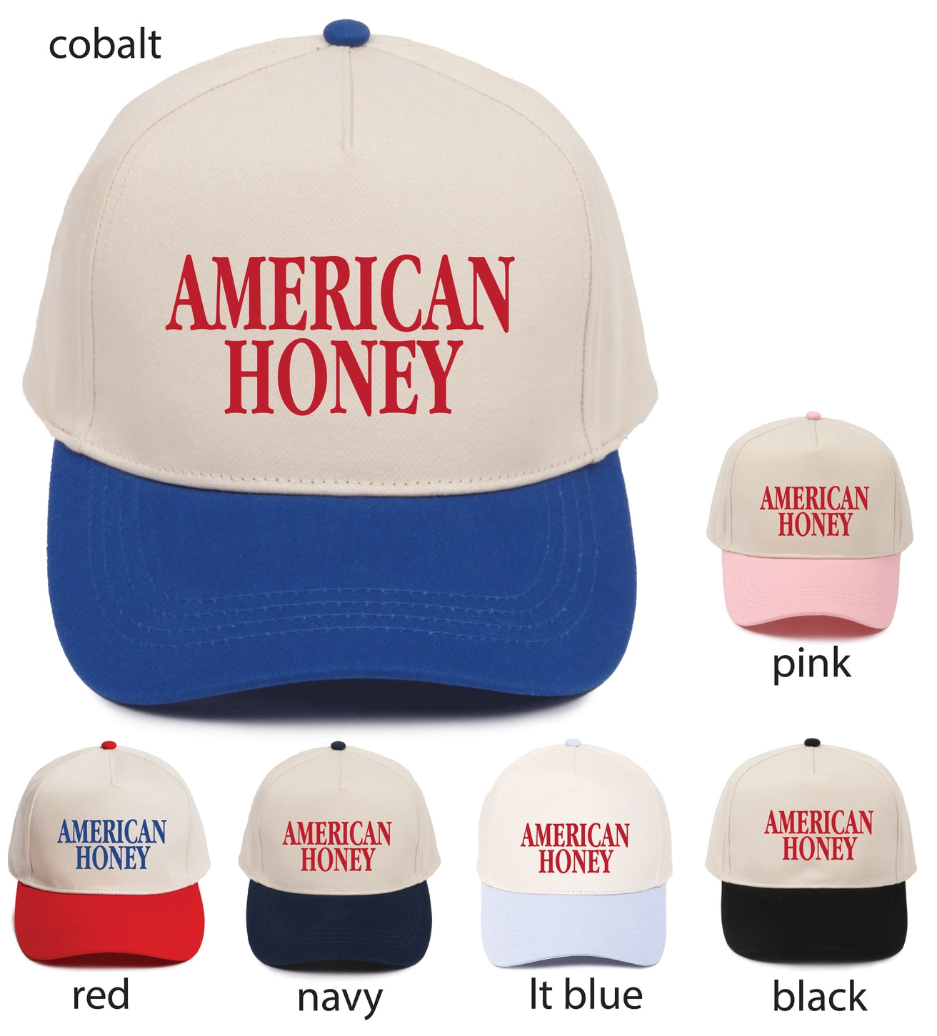 American Honey embroidered baseball hat