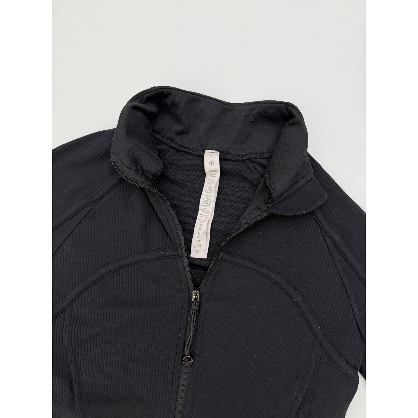 lululemon ribbed cropped define jacket - size 4