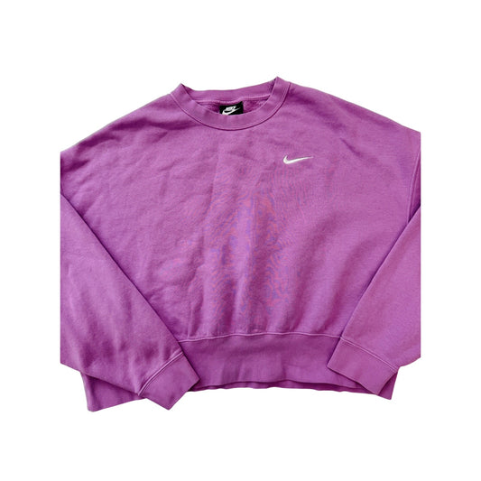 Nike purple phoenix fleece crewneck - size small