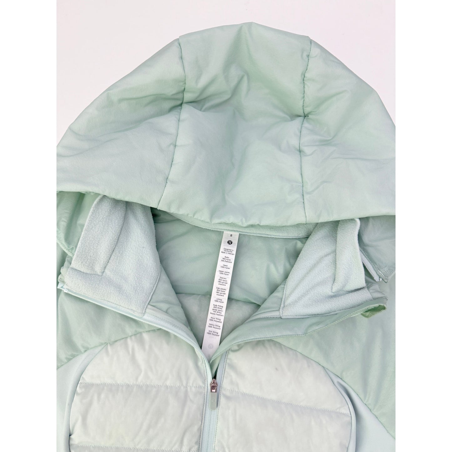 Lululemon down for it all puffer jacket - size 8