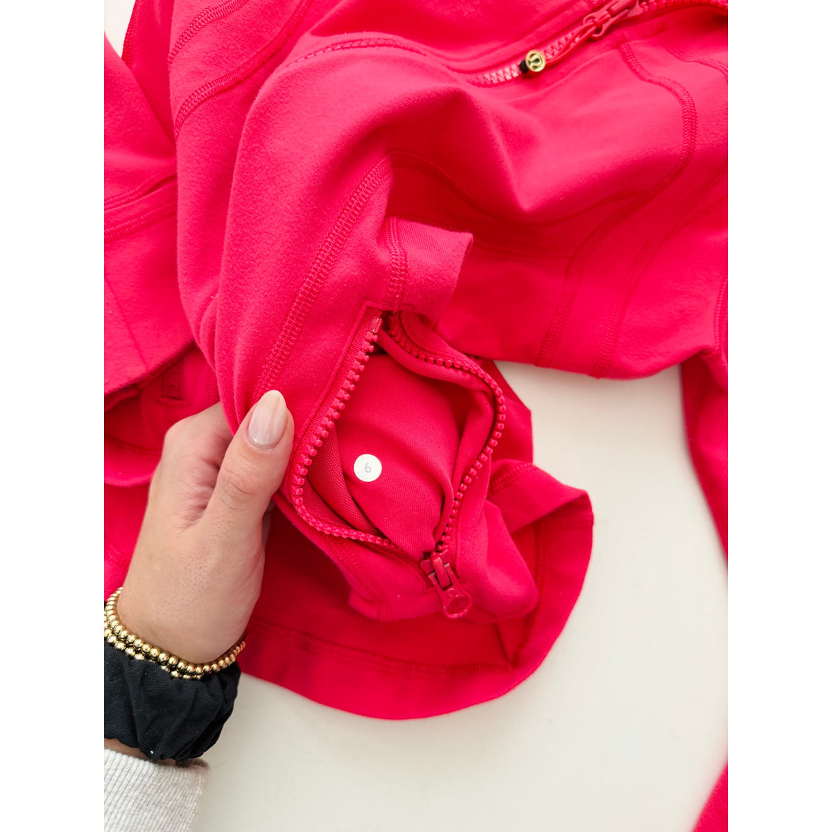 Lululemon neon pink define jacket - size 6