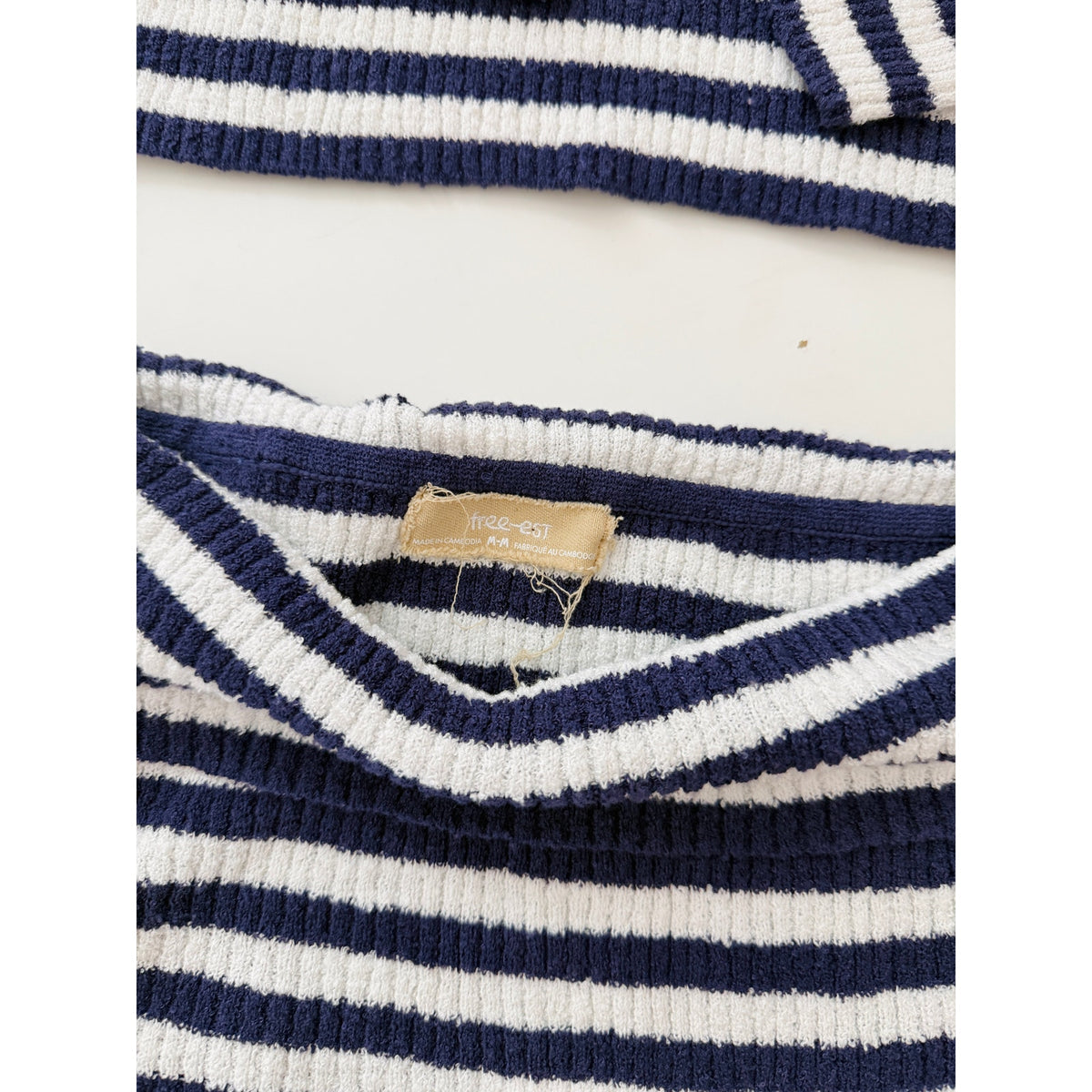 Free People striped turtleneck set - size medium