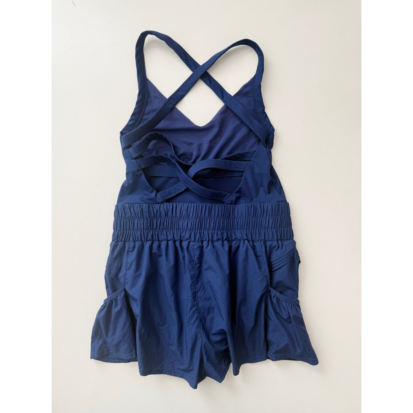 Free People navy blue get your flirt on shortsie - size medium
