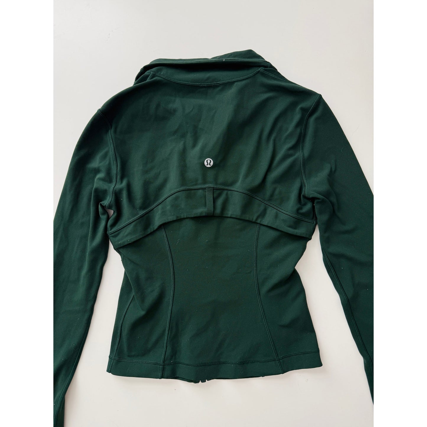 Lululemon rainforest green cropped define jacket - size 2