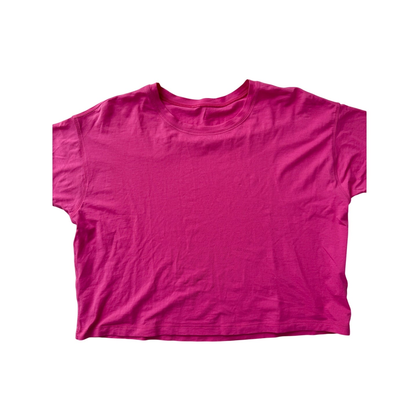 Lululemon sonic pink cates tee - size 6