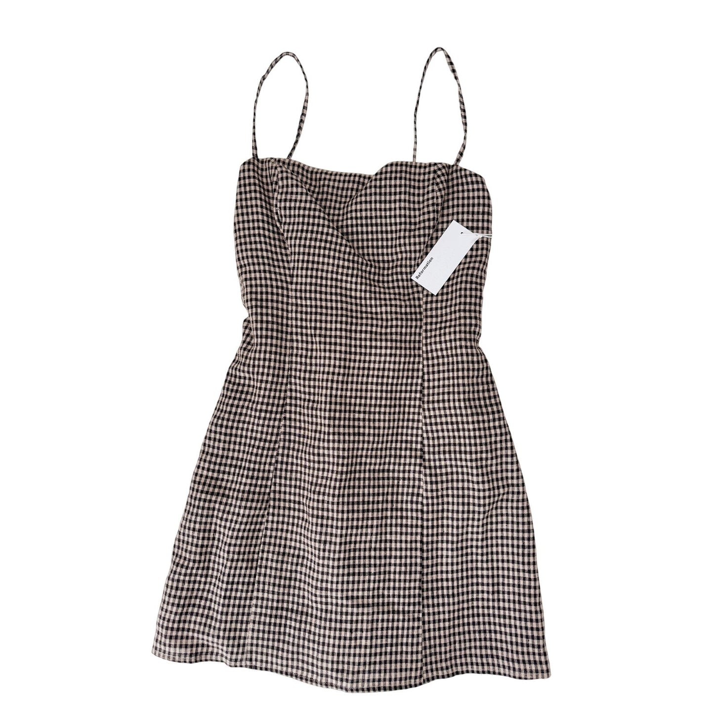 Reformation tovianna linen mini dress - size 6