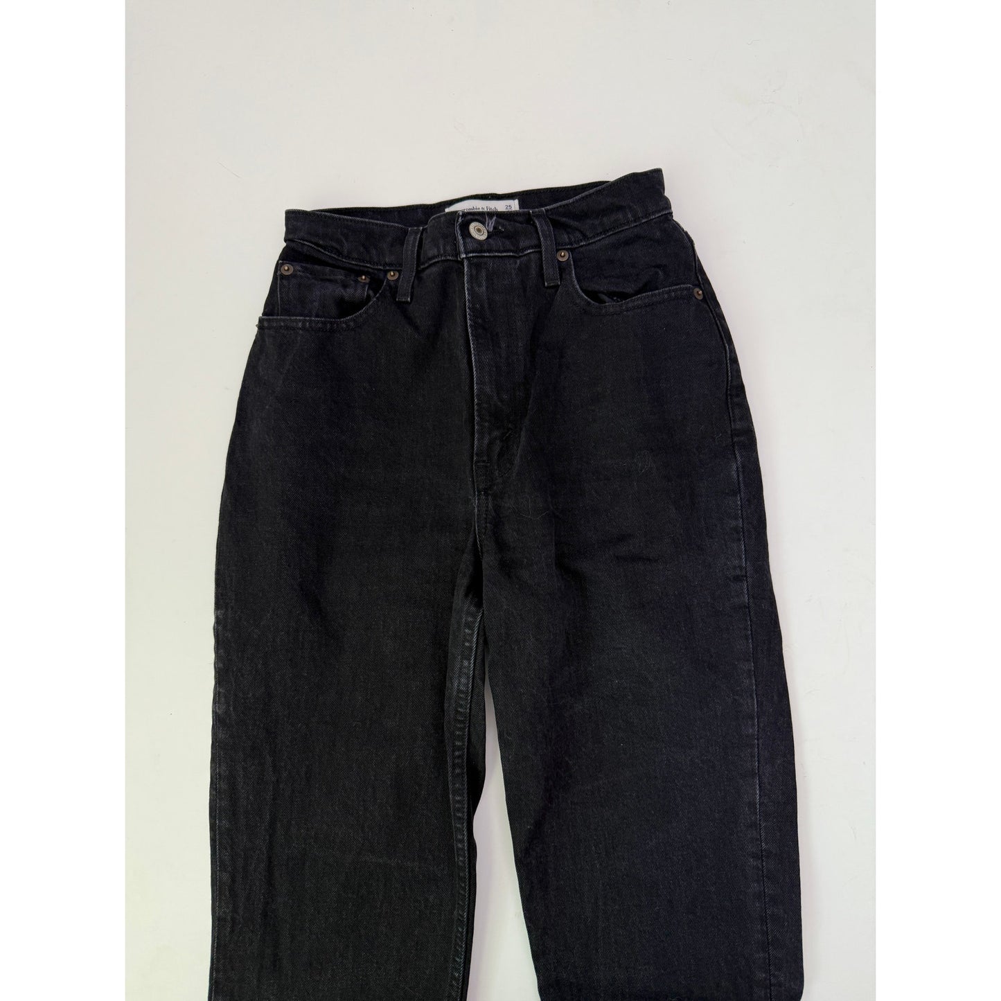 Abercrombie 90's straught ultra high rise jeans - curve love 0/25 LONG