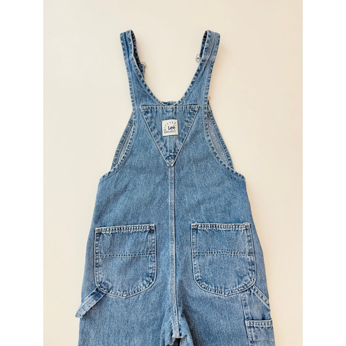 Lee denim straight leg overalls - size small