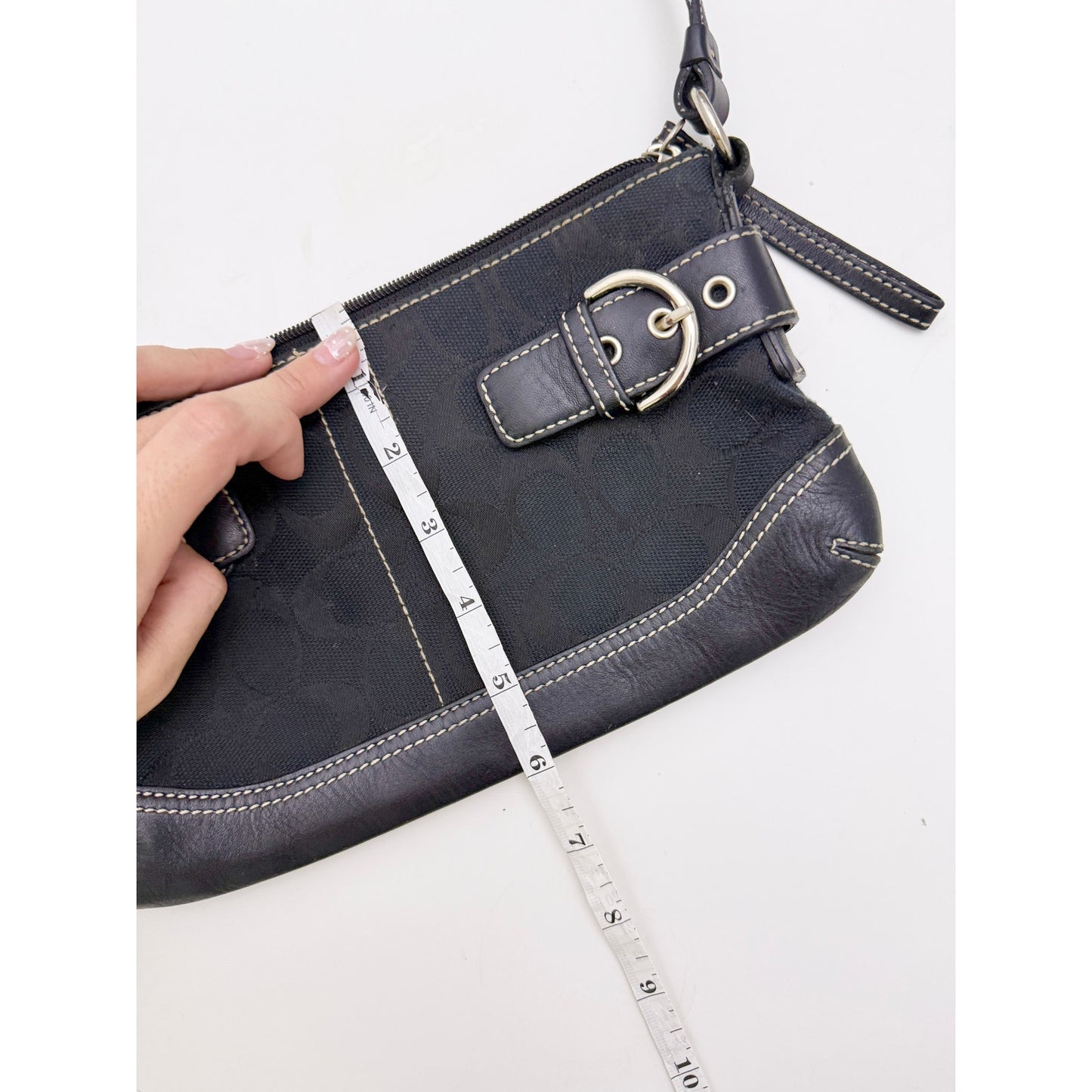 Coach Signature Demi Clutch 5107 in Black
