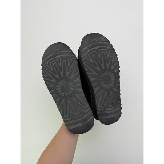 UGG tasman black platform slippers