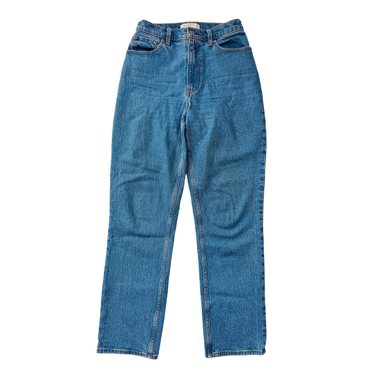 Copied - Abercrombie 90's straight high rise - curve love 4/27 regular