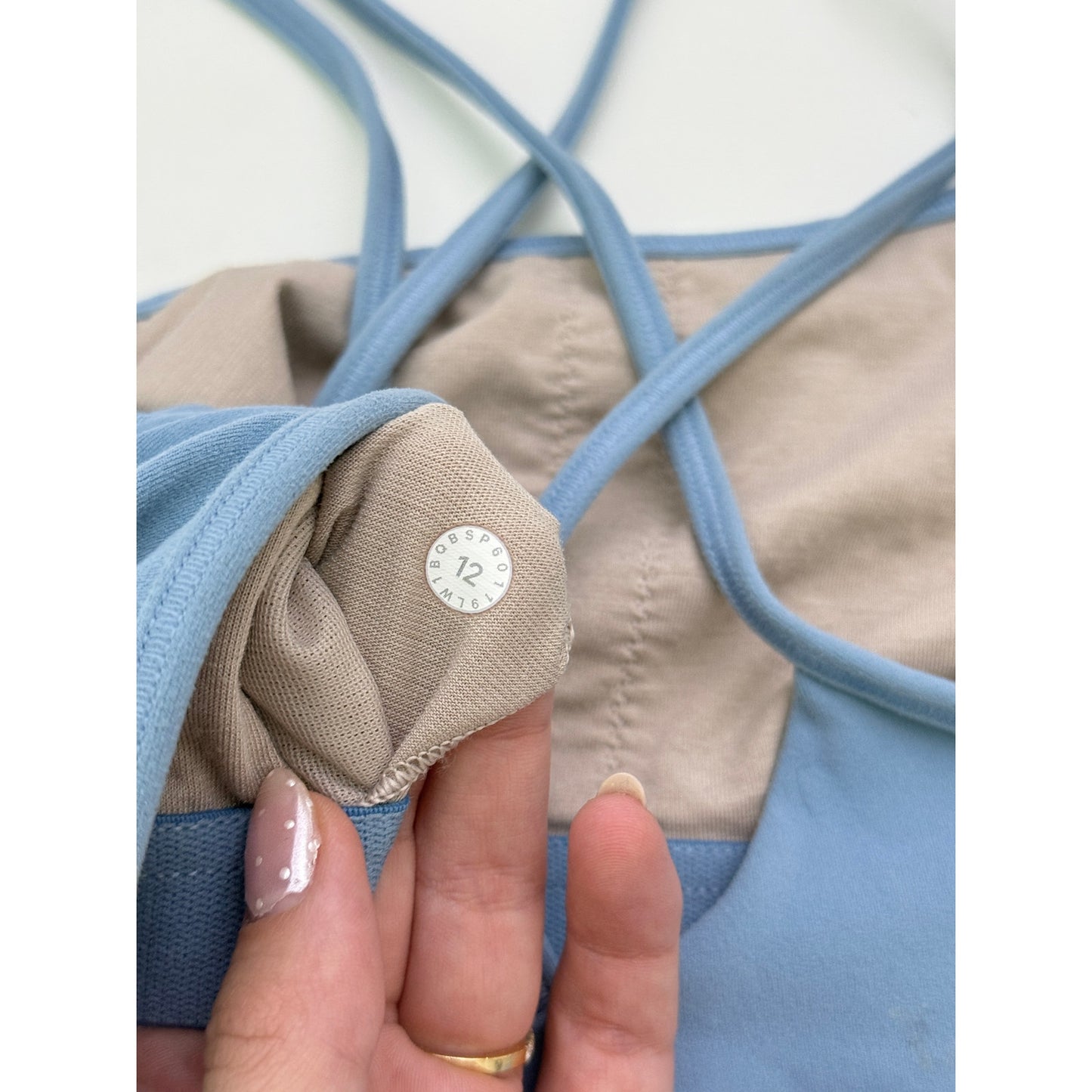 Lululemon blue free to be tank - size 12