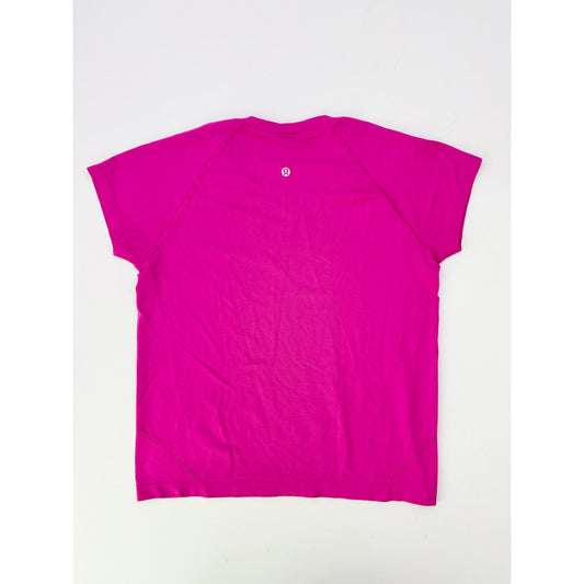 lululemon sonic pink short sleeve swifty tech 2.0 - size 6