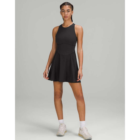 Lululemon black court crush athletic dress - Size 6