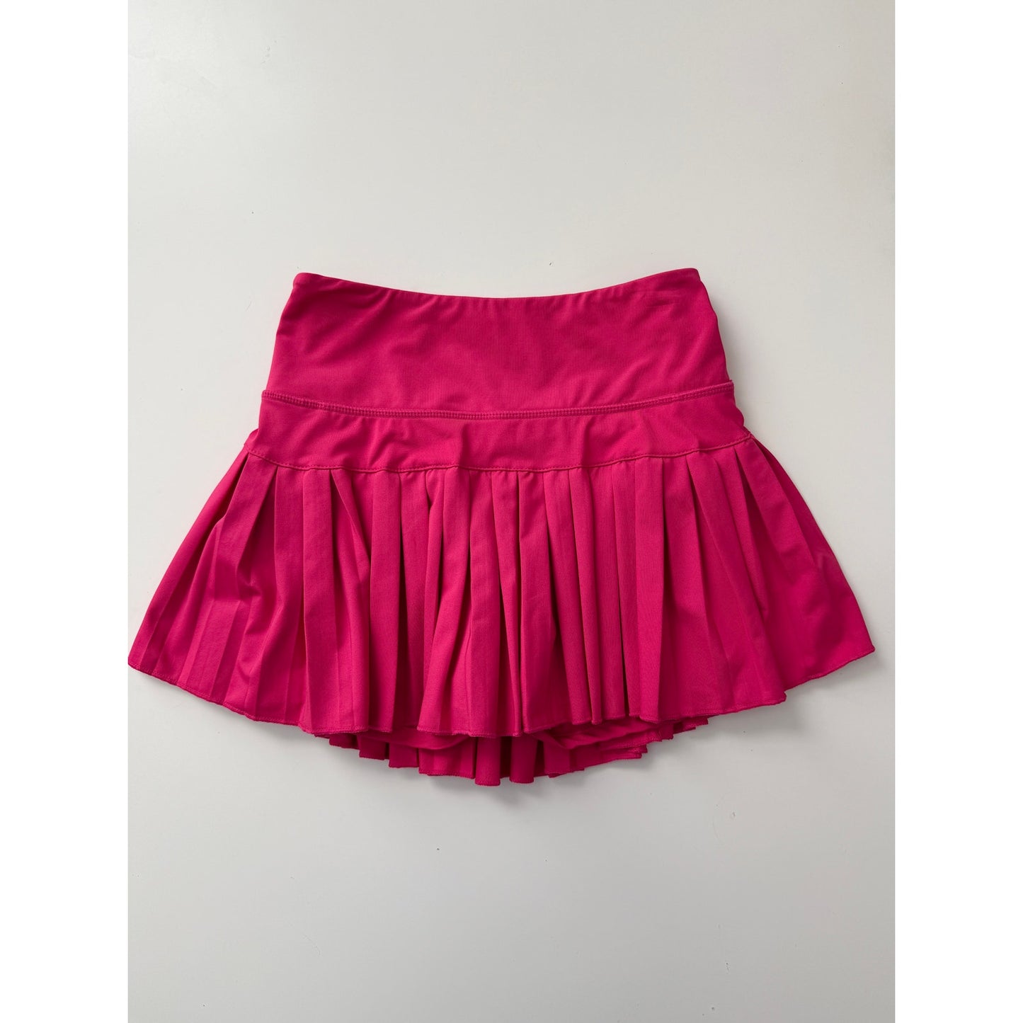 gold hinge pleated tennis skirt - size XS