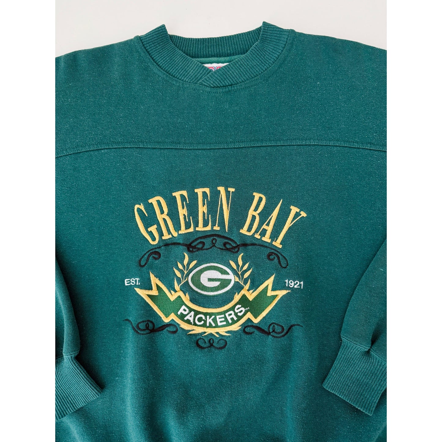 NFL green bay packers vintage crewneck - size large