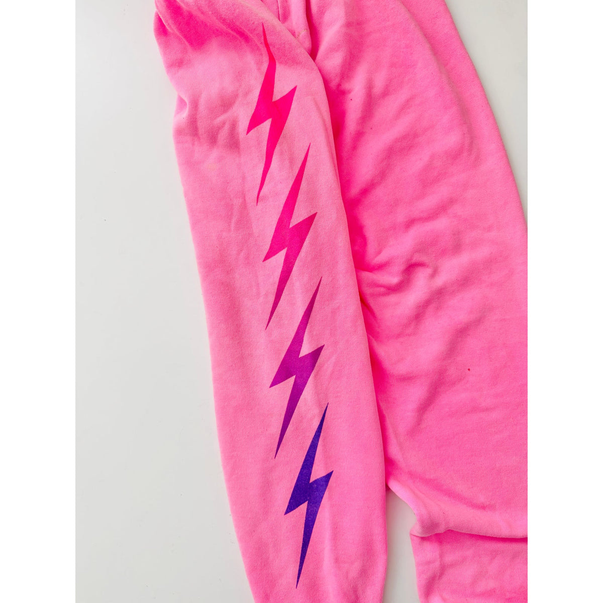 Aviator Nation pink bolt fade sweatpants - size medium