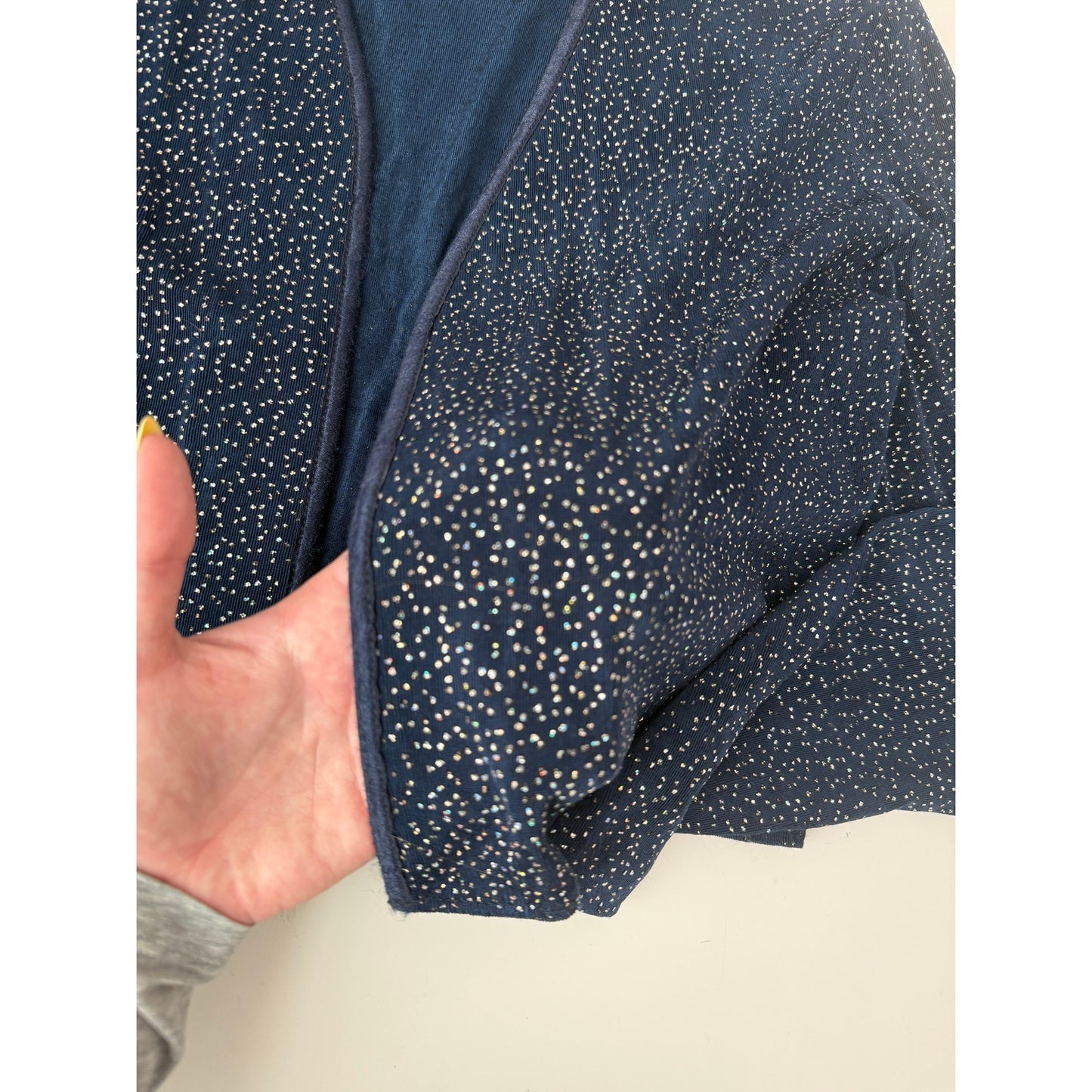 Vintage Rabbit rhinestone navy blue cardigan - size 10