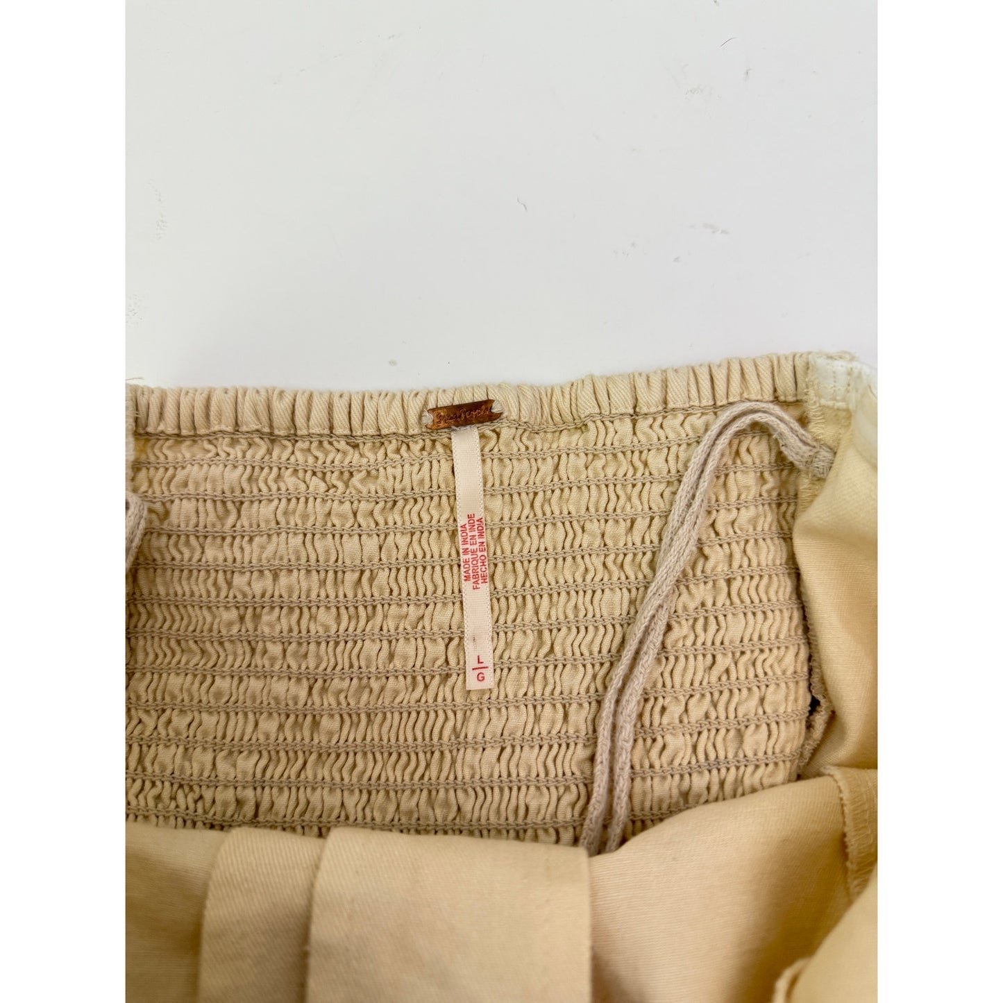 Free people strapless waistcoat vest - size large