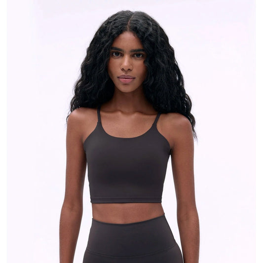 Andola coffee brown ultimate tank bra - size small