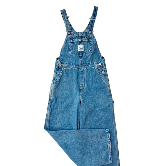 Lee denim straight leg overalls - size small