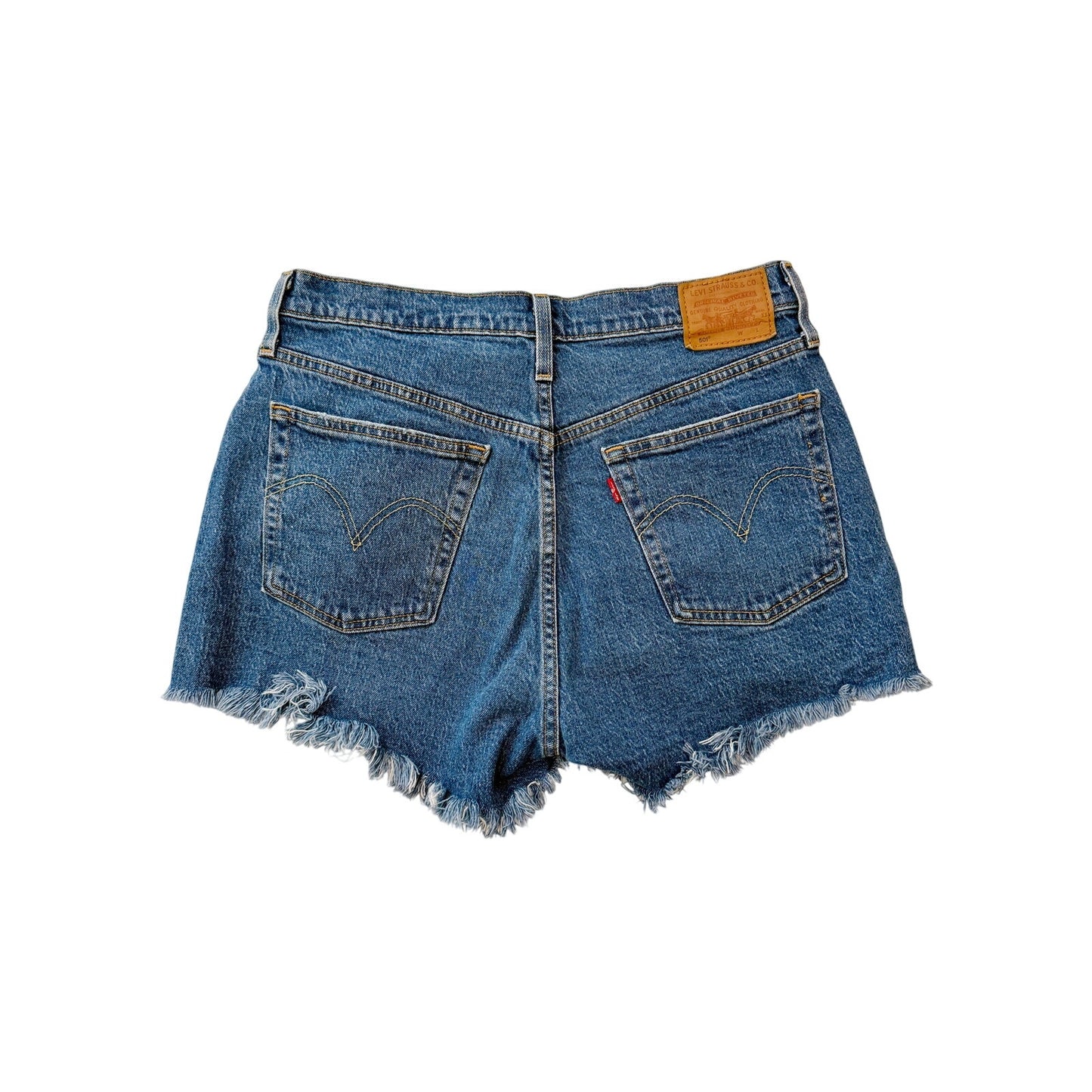 levis high rise 501 shorts - size 30