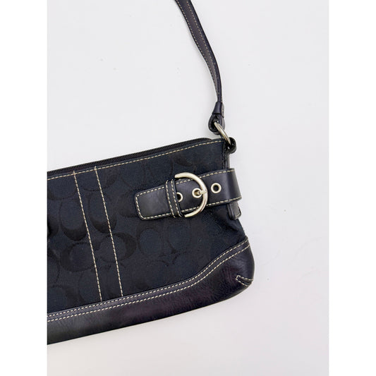 Coach Signature Demi Clutch 5107 in Black