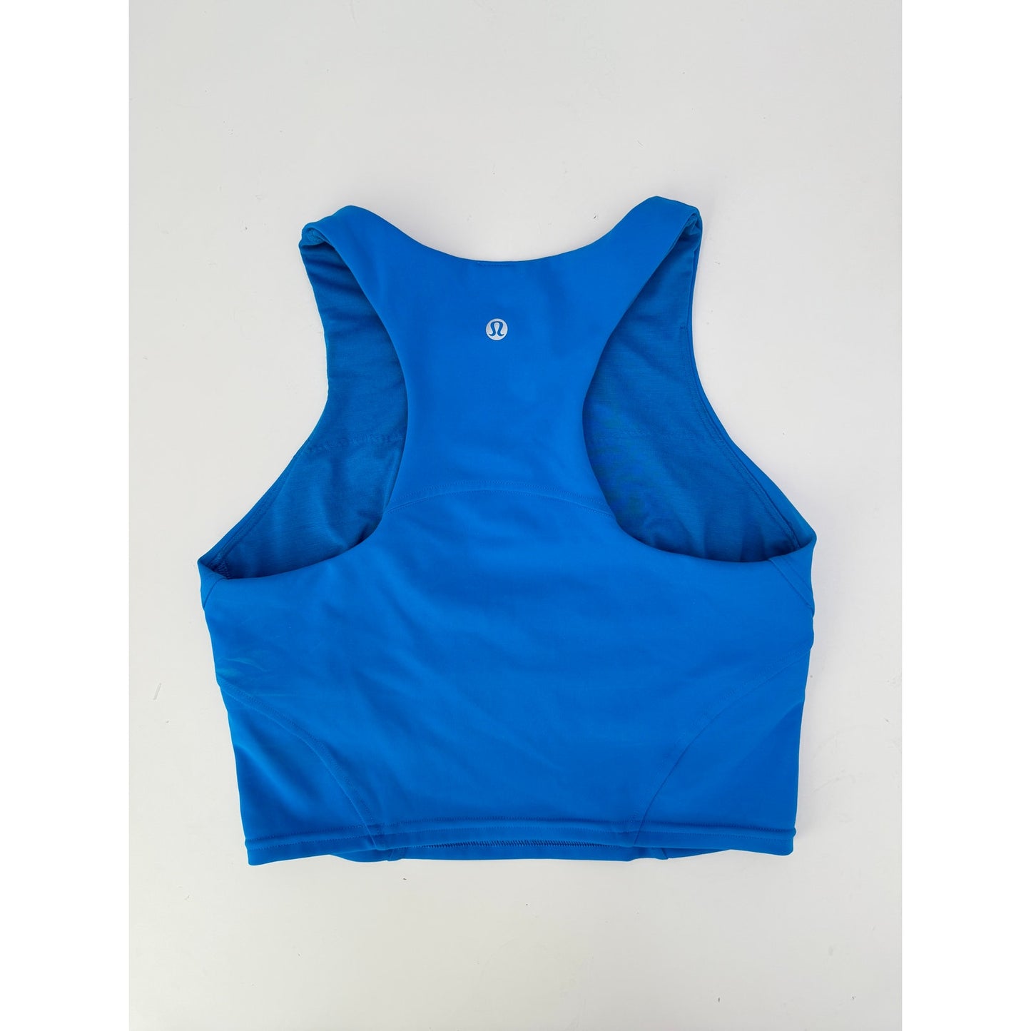 lululemon poolside blue high neck tank top - size 4