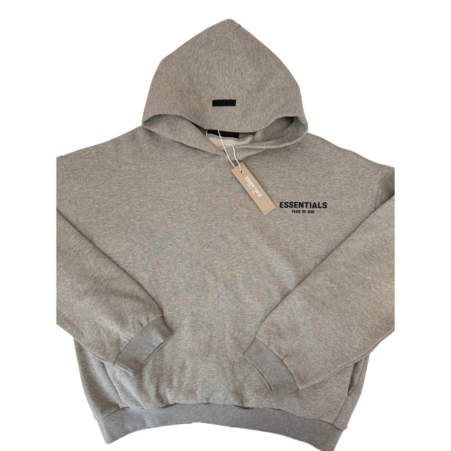 Fear of God Essentials dark oatmeal hoodie - size medium