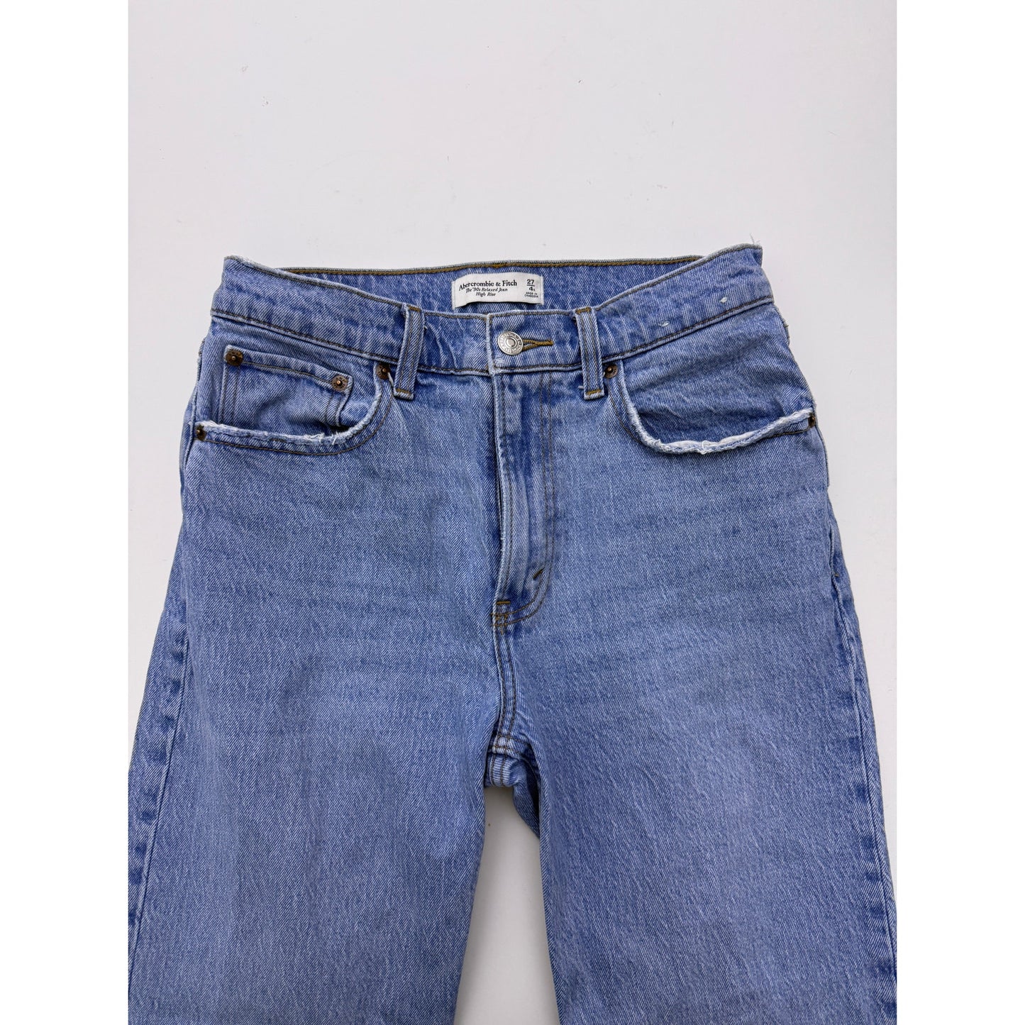 Abercrombie 90's relaxed jean high rise - 4/27 regular