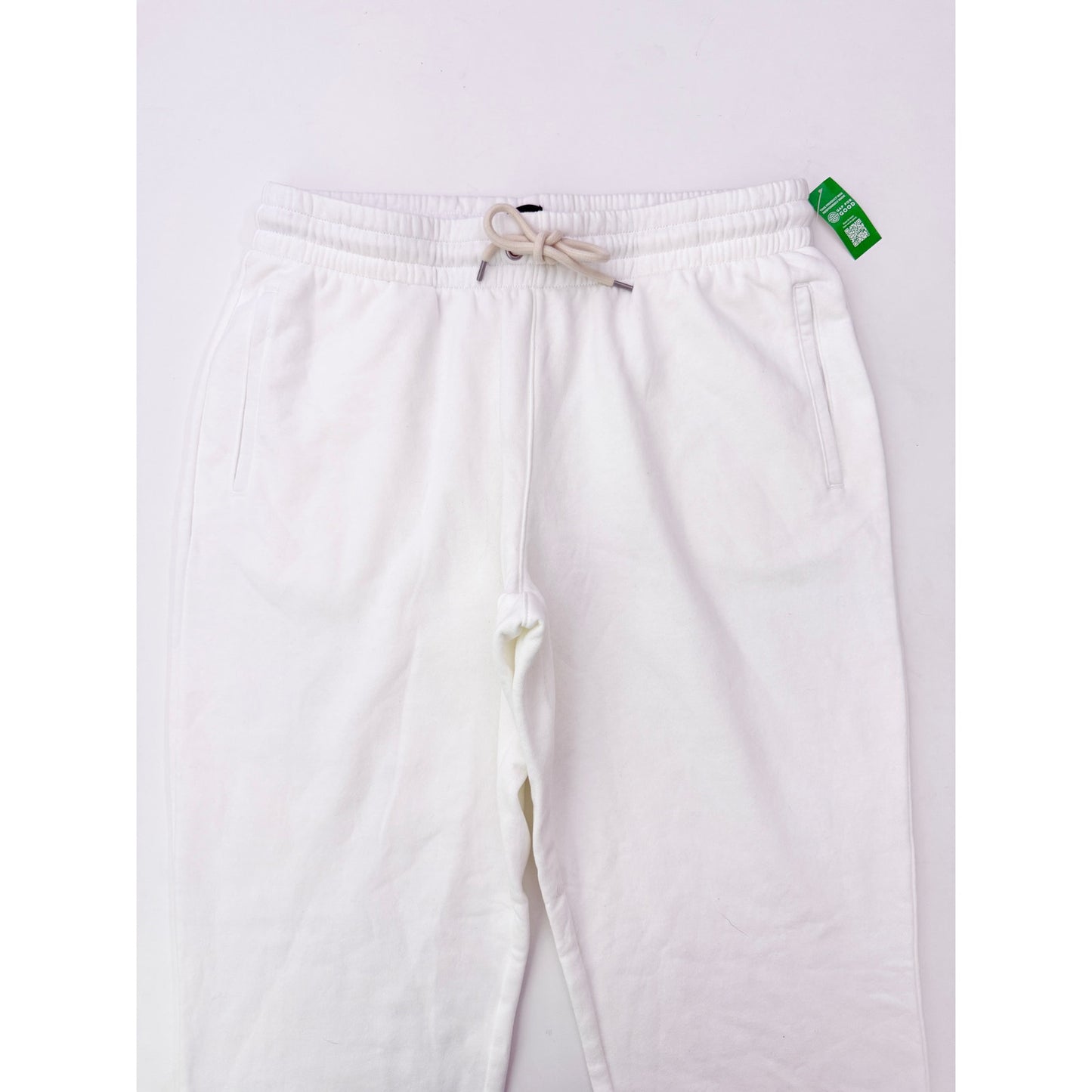Gap white high rise jogger sweatpants - size large tall