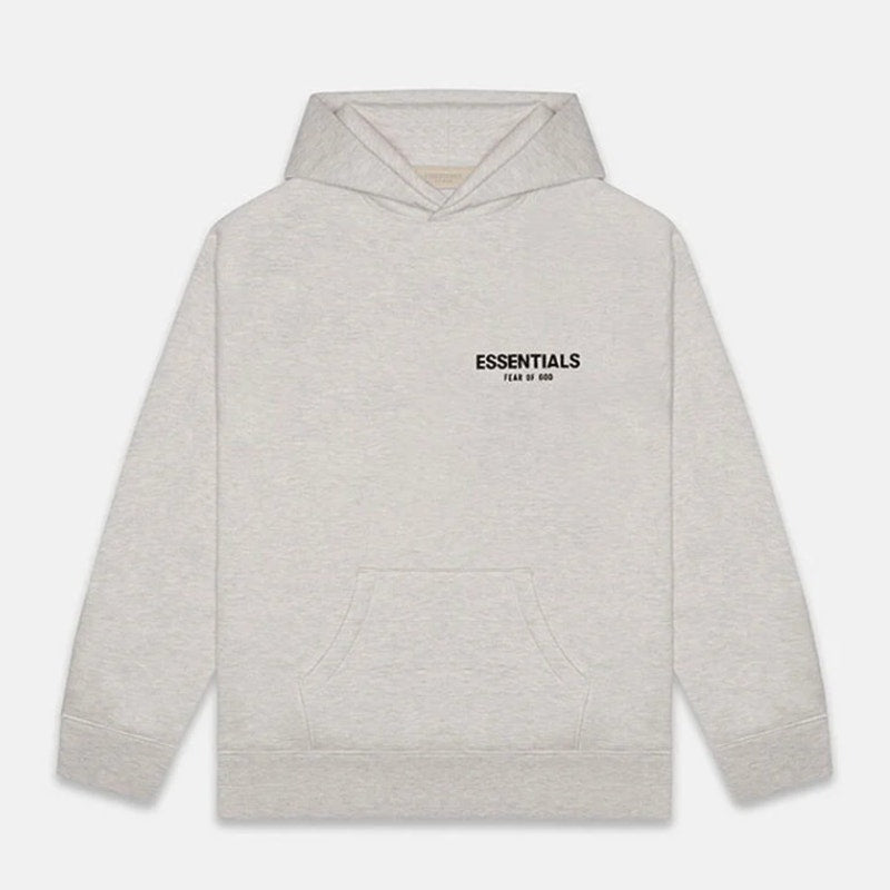 Fear of God Essentials dark oatmeal hoodie - size medium