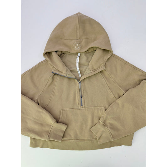 lululemon trench 1/2 zip scuba hoodie - size M/L