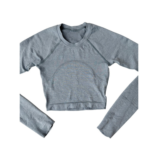 Lululemon cropped swifty tech long sleeve - size 0
