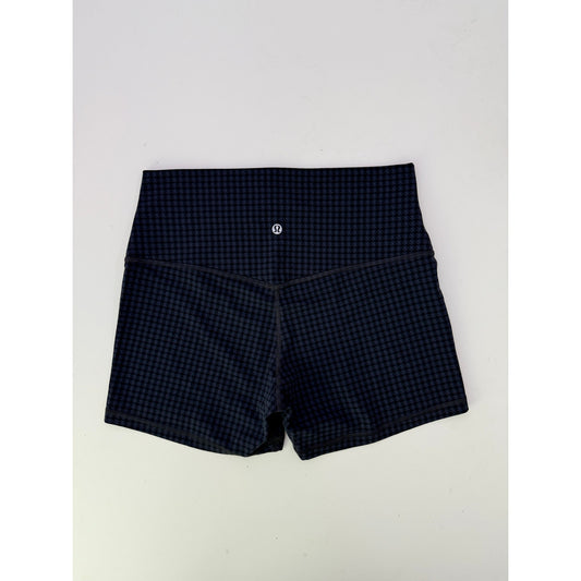 lululemon high rise houndstooth align shorts  - size 10, 4" inseam