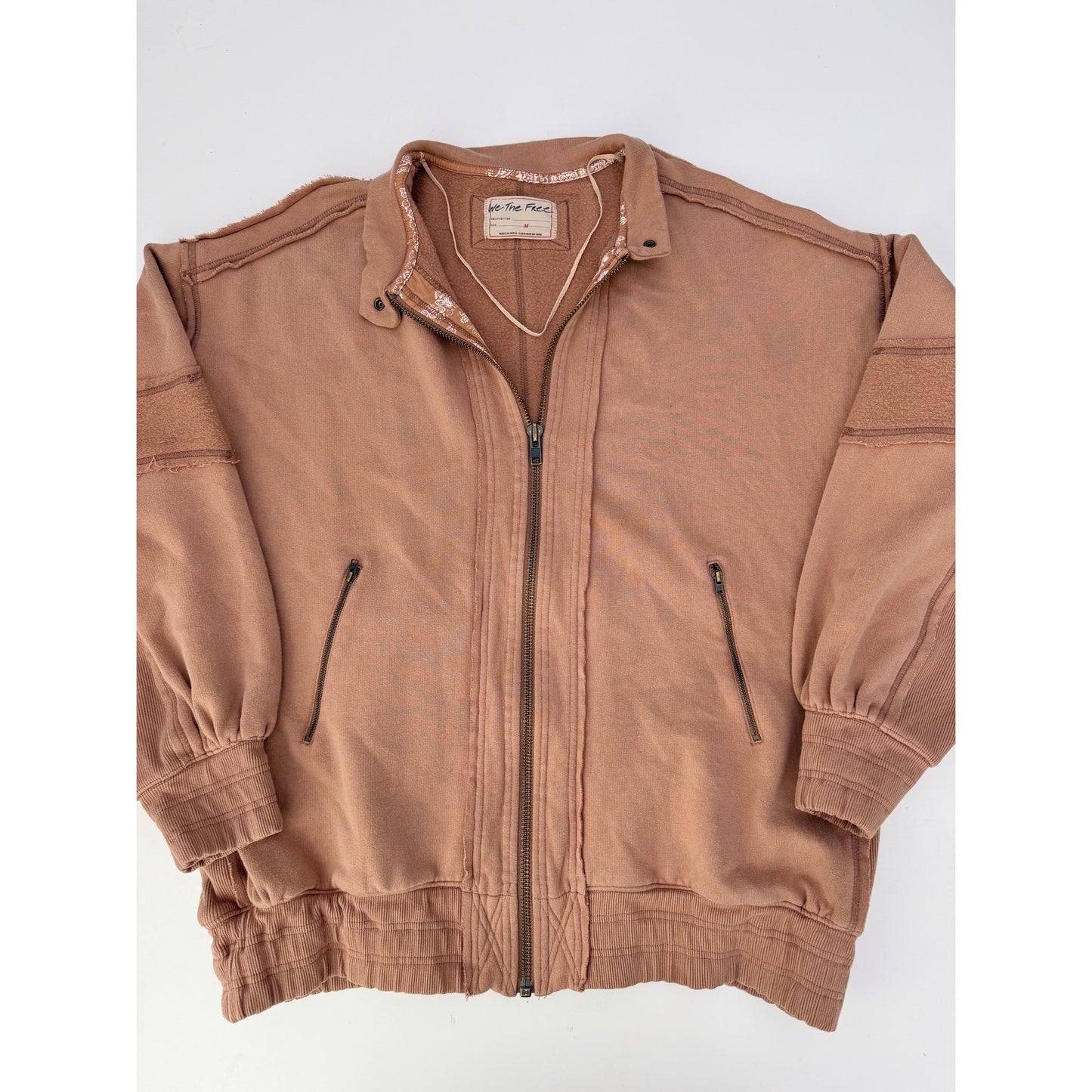 Free people we the free lou moto zip jacket - size medium