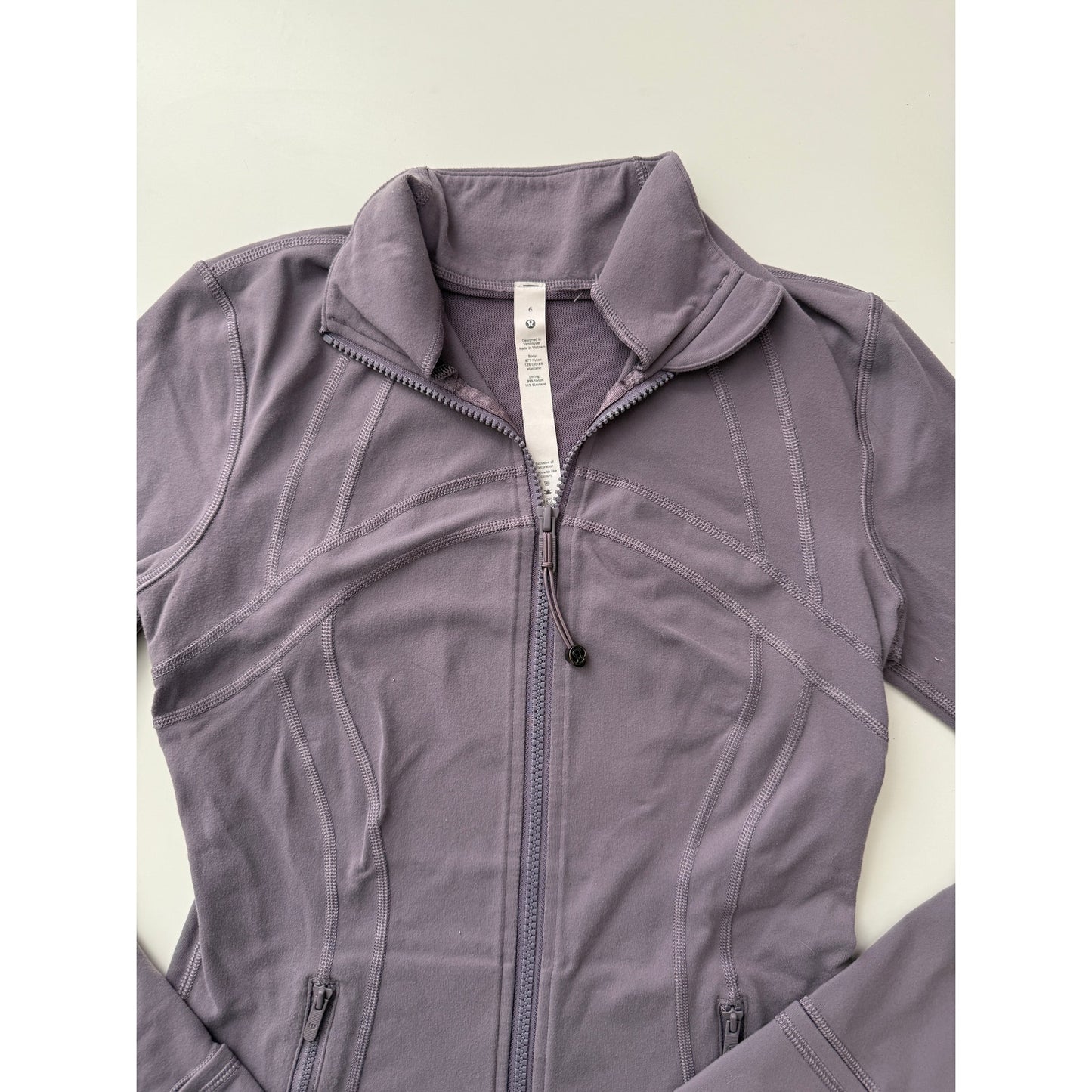 Lululemon dusky lavender define jacket *luon material - size 6