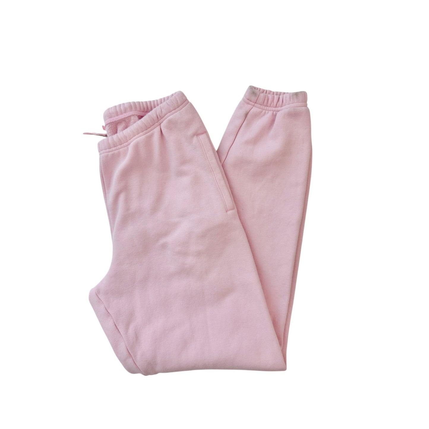 Skims pink cotton fleece joggers - size XS