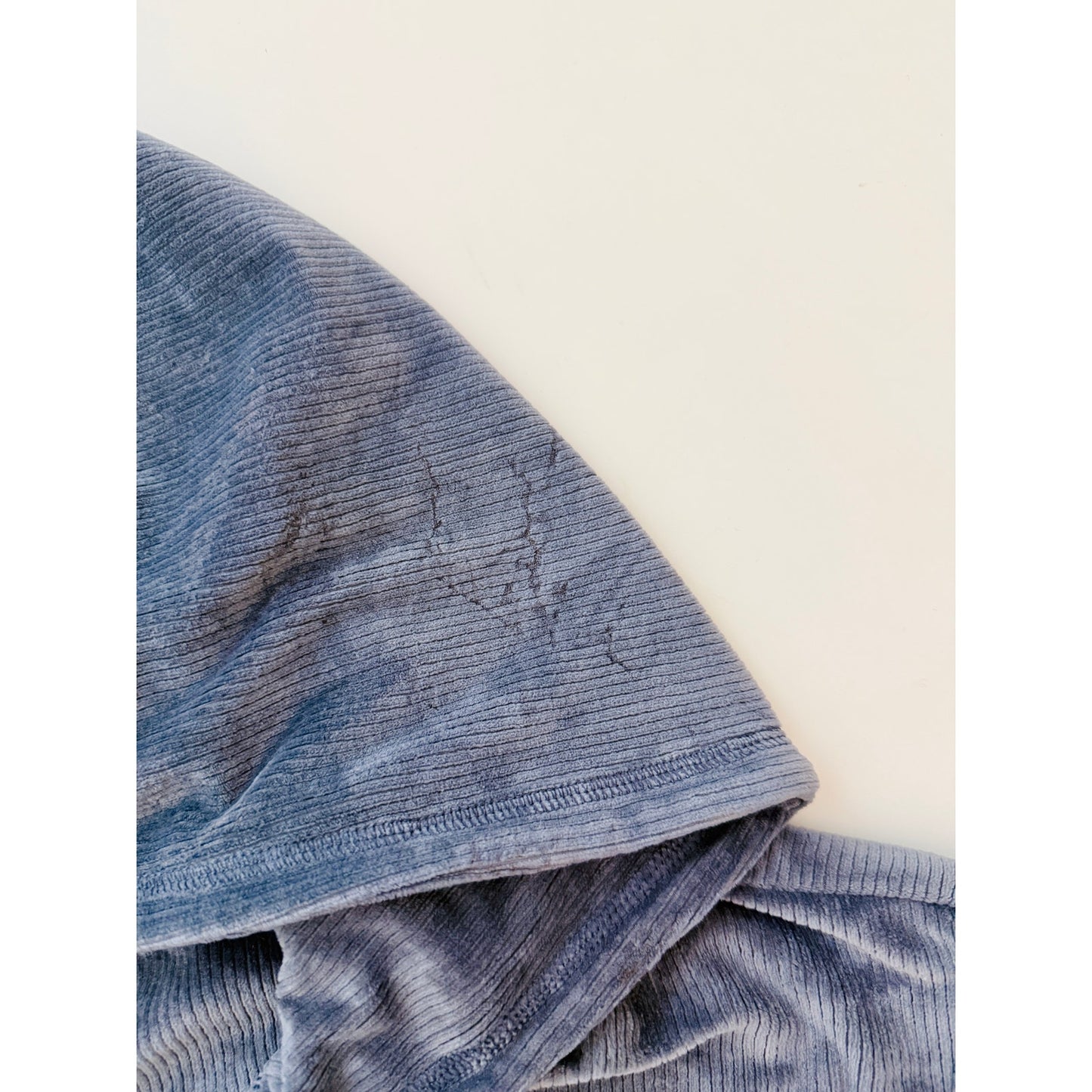 Vuori haven 1/2 zip hoodie azure blue - size medium