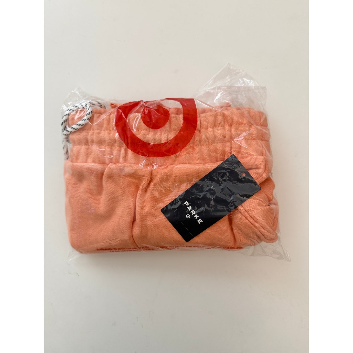 Target x Parke peach orange mid rise pullon sweatshorts - size medium