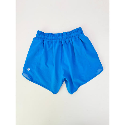 Lululemon poolside blue hotty hot shorts - size 2, 4" inseam