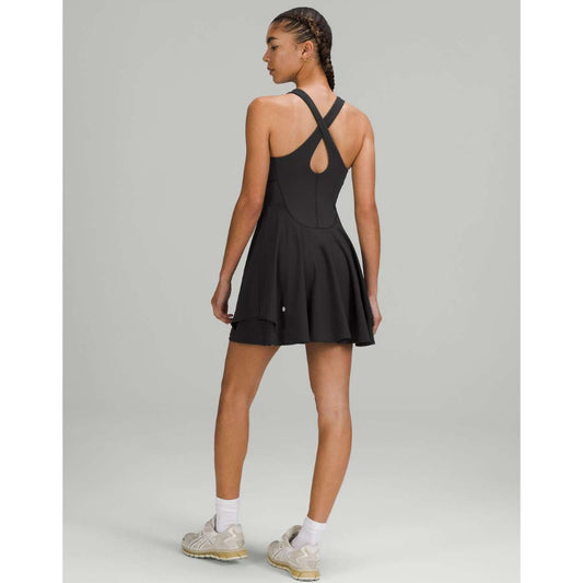 Lululemon black court crush athletic dress - Size 6