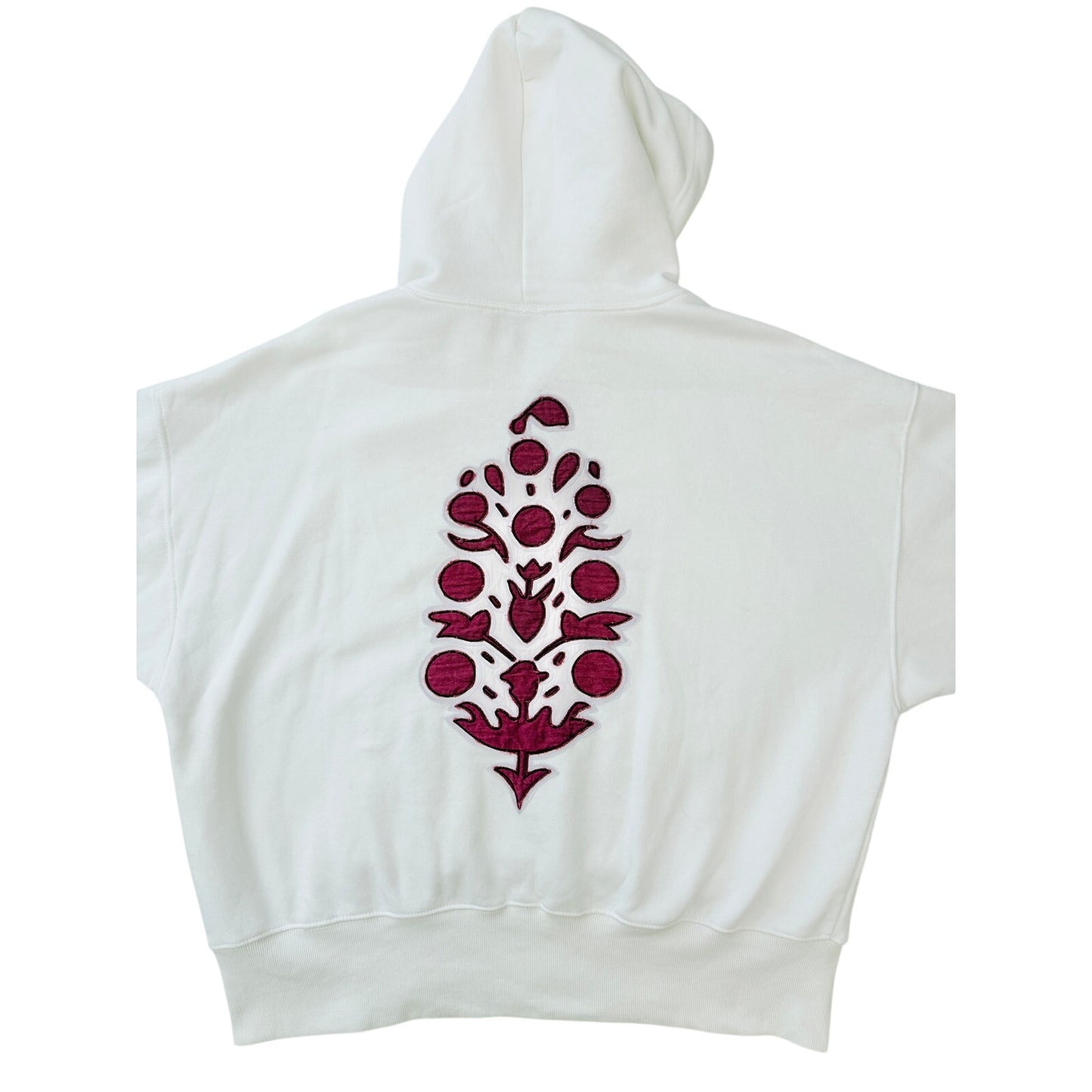 free people sprint to the finish embroidered hoddie - size XS
