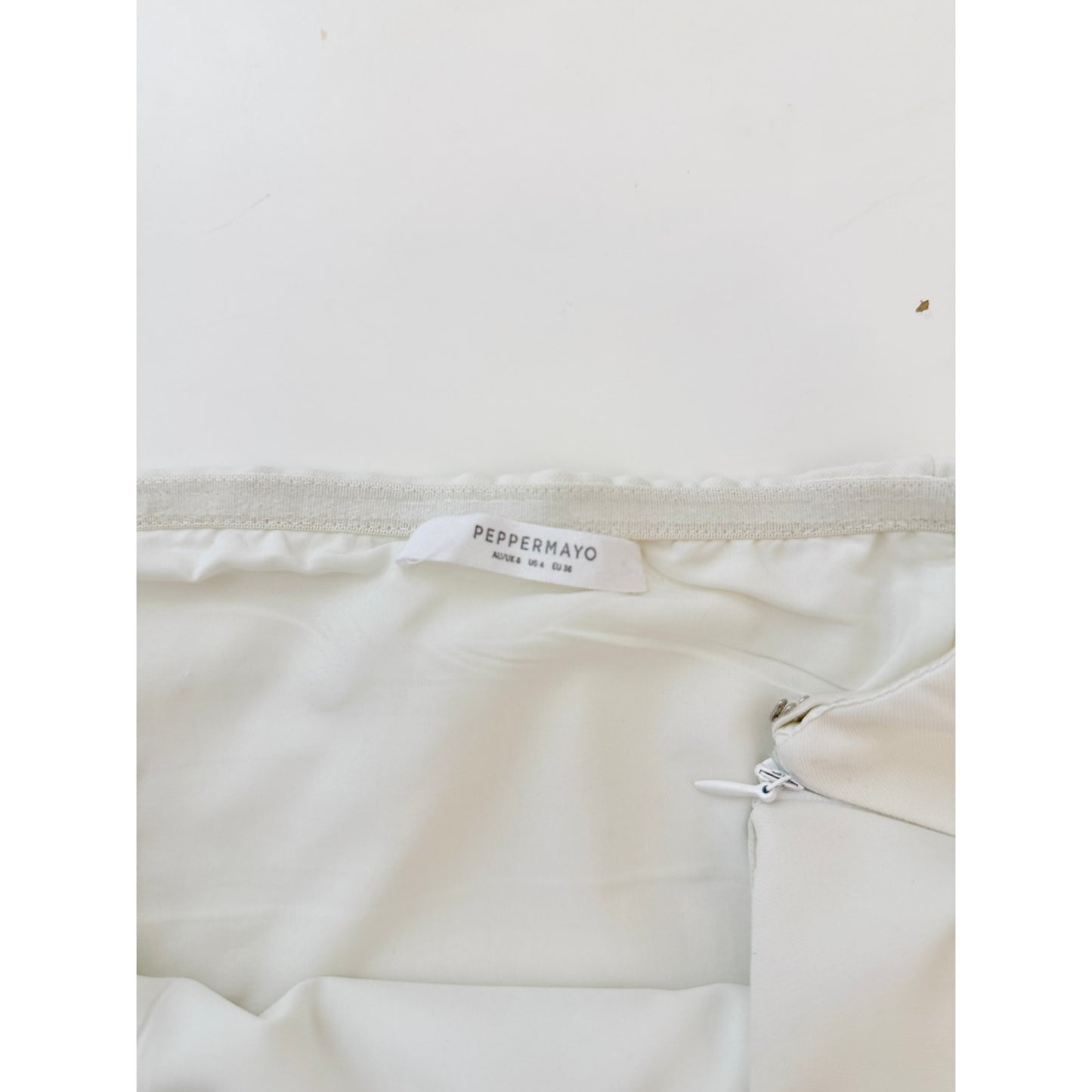 Peppermayo strapless a line mini dress- size 4