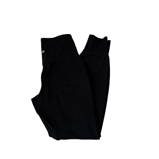 Lululemon black high rise align joggers - size 4, 28" inseam